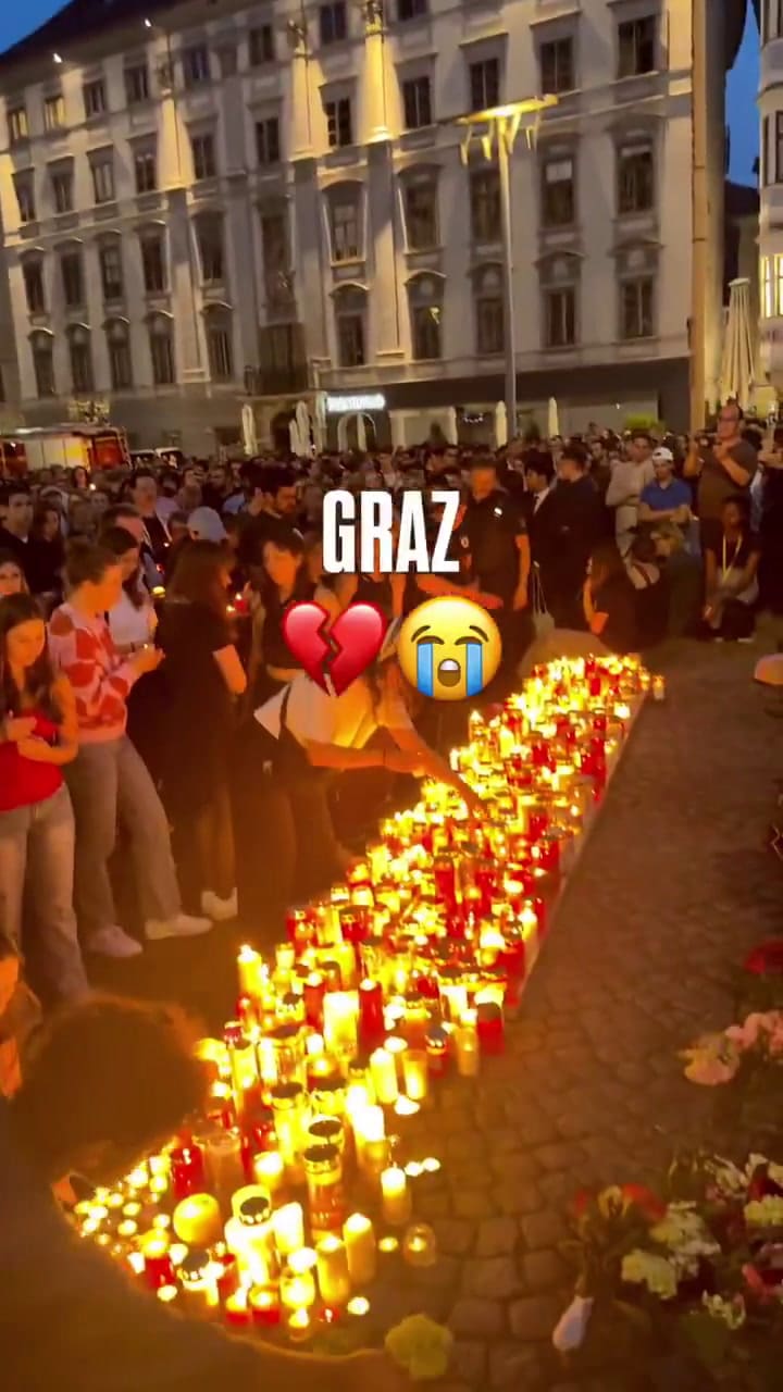 Duelo en Graz por el tiroteo en una escuela
