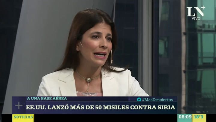 EE.UU. lanzó más de 50 misiles contra Siria - Julieta Nassau en Más Despiertos