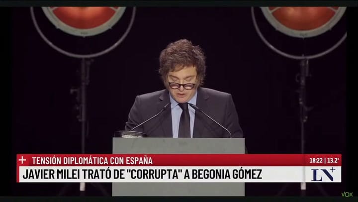 Milei Trató De Corrupta A La Esposa De Pedro Sanchez Y España Exige Disculpas Públicas (Online-video-cutter.com) (1)