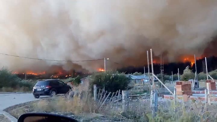 Incendios en Chubut