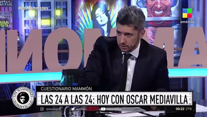 Oscar Mediavilla, sobre Alex Caniggia
