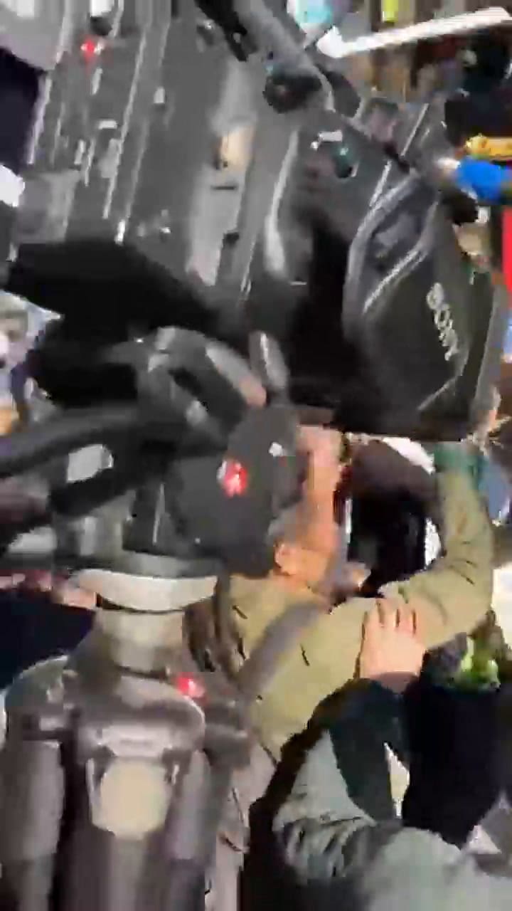 Incidentes en San Miguel de Tucumán, antes del acto del Presidente