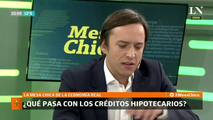 La mesa chica de la economía real: ¿Qué va a pasar con los créditos hipotecarios?
