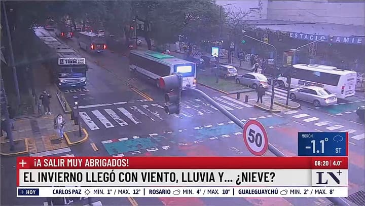 El doctor Tartaglione sobre el frio