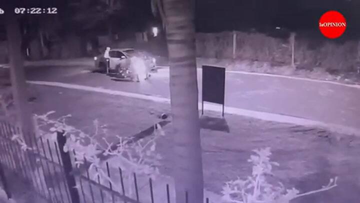 Apareció el video del accidente en Juan Ismael Giménez