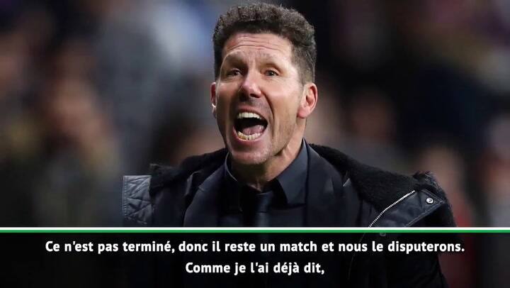 La explicación del Cholo - Fuente: Twitter