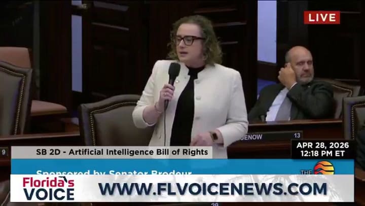 El discurso de la senadora Grall en la sesión extraordinaria de Florida