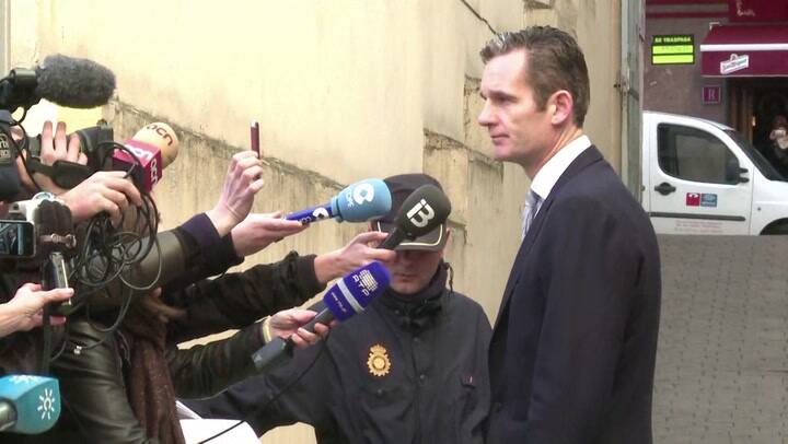 El cuñado del rey de España condenado ingresó en prisión - Fuente: AFP