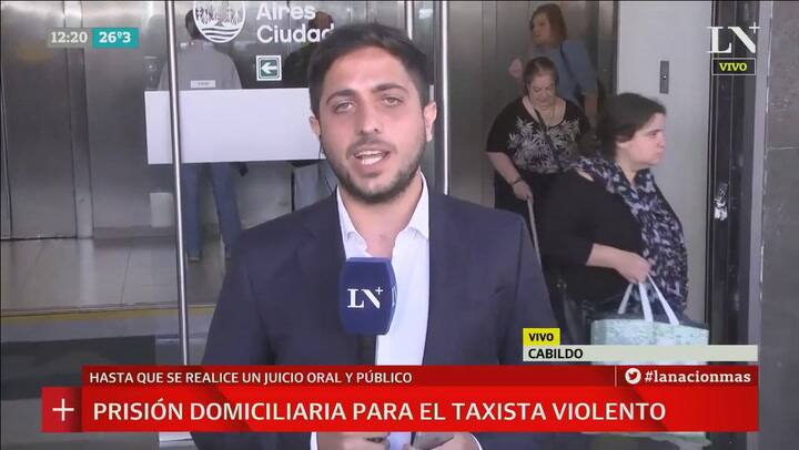 Dictaron prisión domiciliaria al taxista violento que chocó en Villa Urquiza