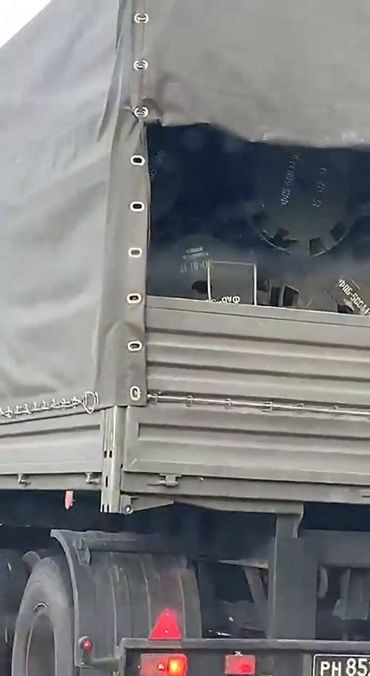 Las bombas “altamente explosivas” de 500 kilos que fueron descubiertas en camión ruso 1