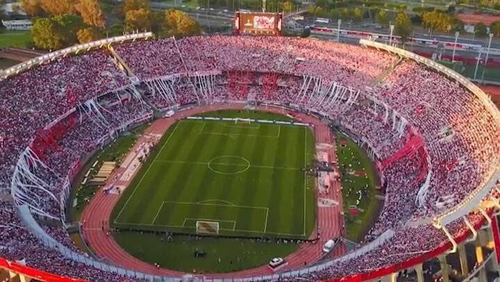 El monumental desde el drone de LA NACION - Crédito: Jorge Vidal