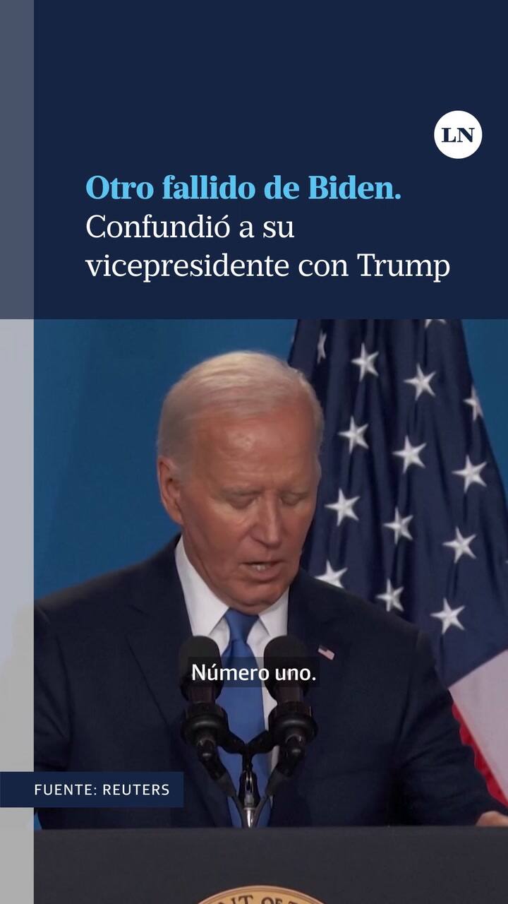 Biden confundió a su vicepresidente con Trump pero advirtió: “Soy el más calificado para ganar”