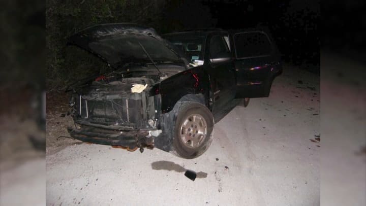 Accidente entre un Tesla y otro auto donde falleció una persona en Miami