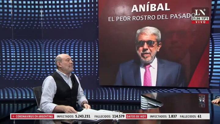 Aníbal, el peor rostro del pasado. Leuco le da su palabra
