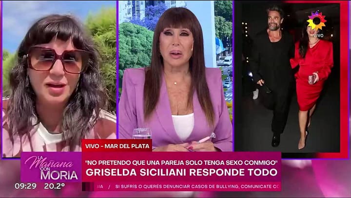 Griselda Siciliani habló sobre los audios de Luciano Castro