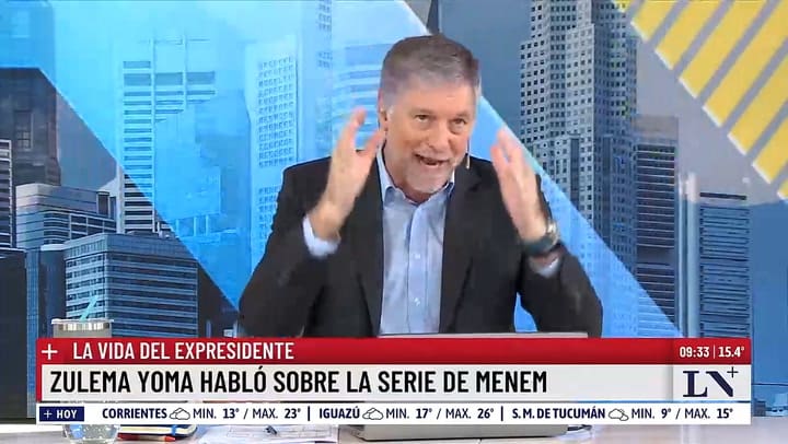 La opinion de Zulema Yoma sobre la serie Menem