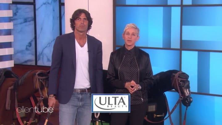 Nacho Figueras y Ellen juegan al Polo