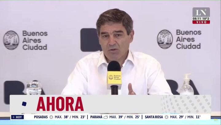Fernán Quirós explicó por qué solo deberán usar barbijo los alumnos a partir de cuarto grado