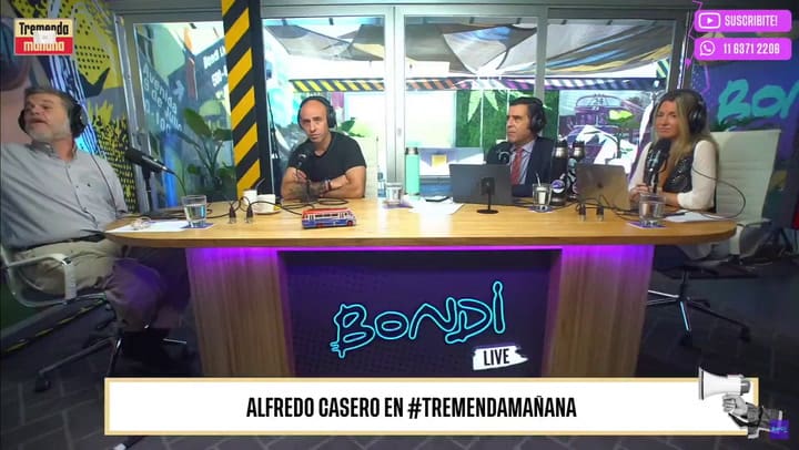 Alfredo Casero se fue en vivo de un programa de streaming