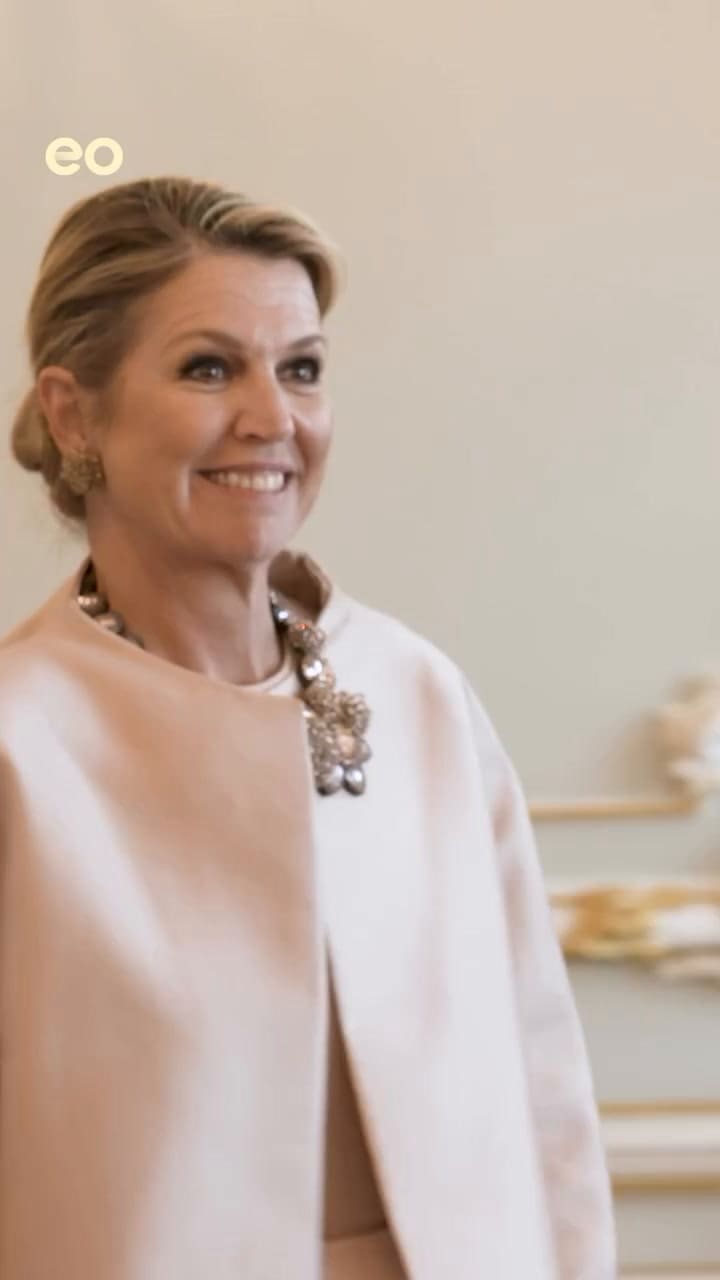 Máxima Zorreguieta deslumbró con su look total pink