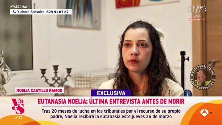 La última entrevista de Noelia Castillo Ramos