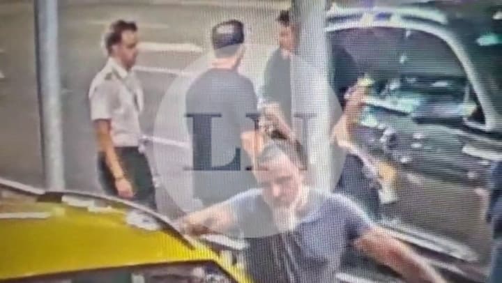 El empresario Javier Faroni, en Aeroparque