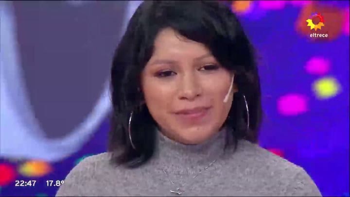 El emotivo intercambio entre Cinthia y Carmen Barbieri en Los 8 escalones