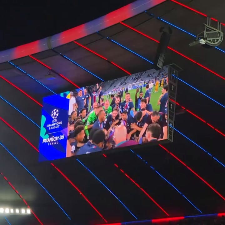 Wanda Nara presenció el triunfo del PSG