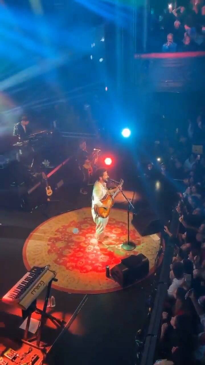 Antonela Rocuzzo vio en vivo a Camilo