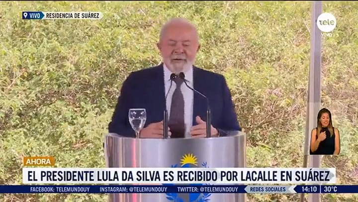 El presidente de Brasil elogió el asado uruguayo y despertó la polémica