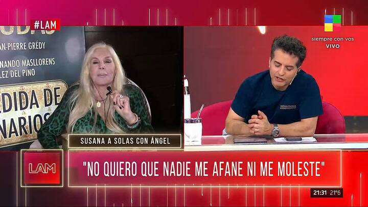 Susana Gimenez revelo a quien va a votar en las elecciones generales en la Argentina