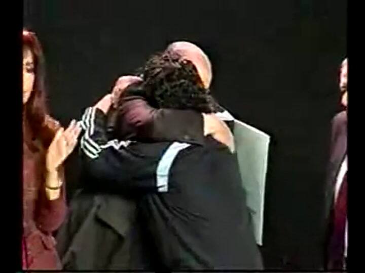 Fútbol para Todos: el anuncio de Cristina Kirchner, junto con Grondona y Maradona