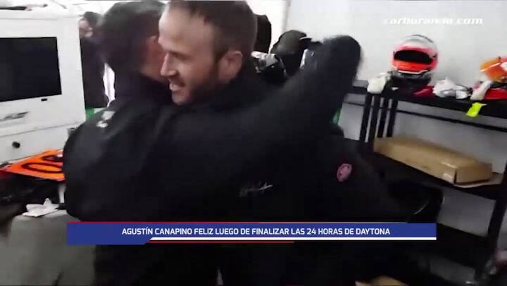 Agustín Canapino completó las 24hs de Daytona - Fuente: Carburando