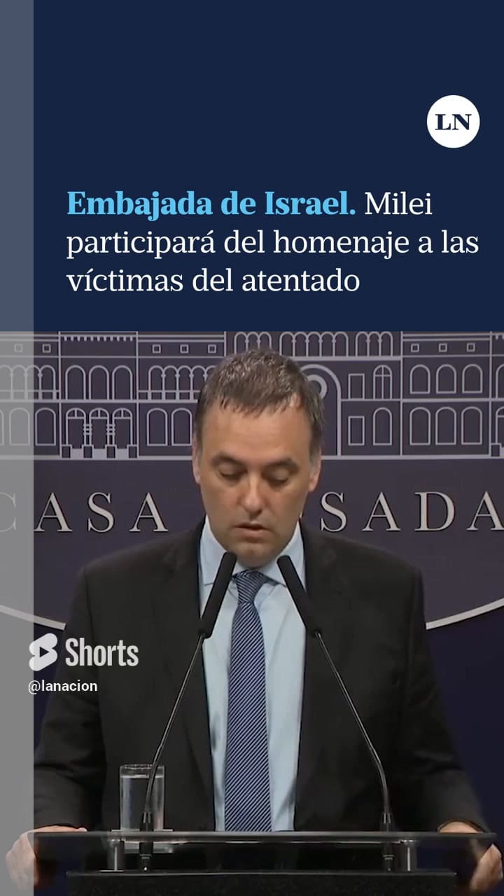 Javier Milei Asistirá Al Homenaje A Las Víctimas Del Atentado A La Embajada De Israel