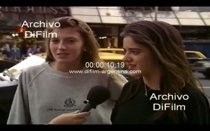 Una tuitera se reconoció en un video de archivo del año 1991 y subió el divertido hallazgo
