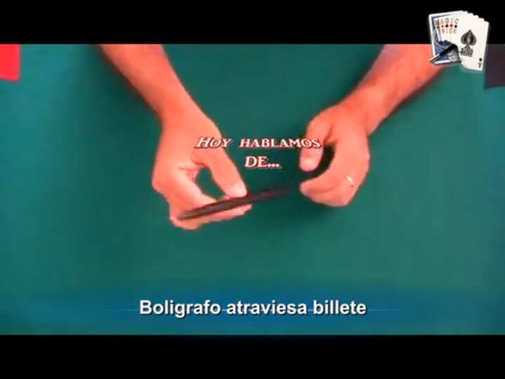 Truco De Magia Revelado Boligrafo Atraviesa Billete