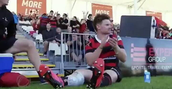 La aparición de Kirwan con la camiseta de los Pumas - Fuente: Twitter