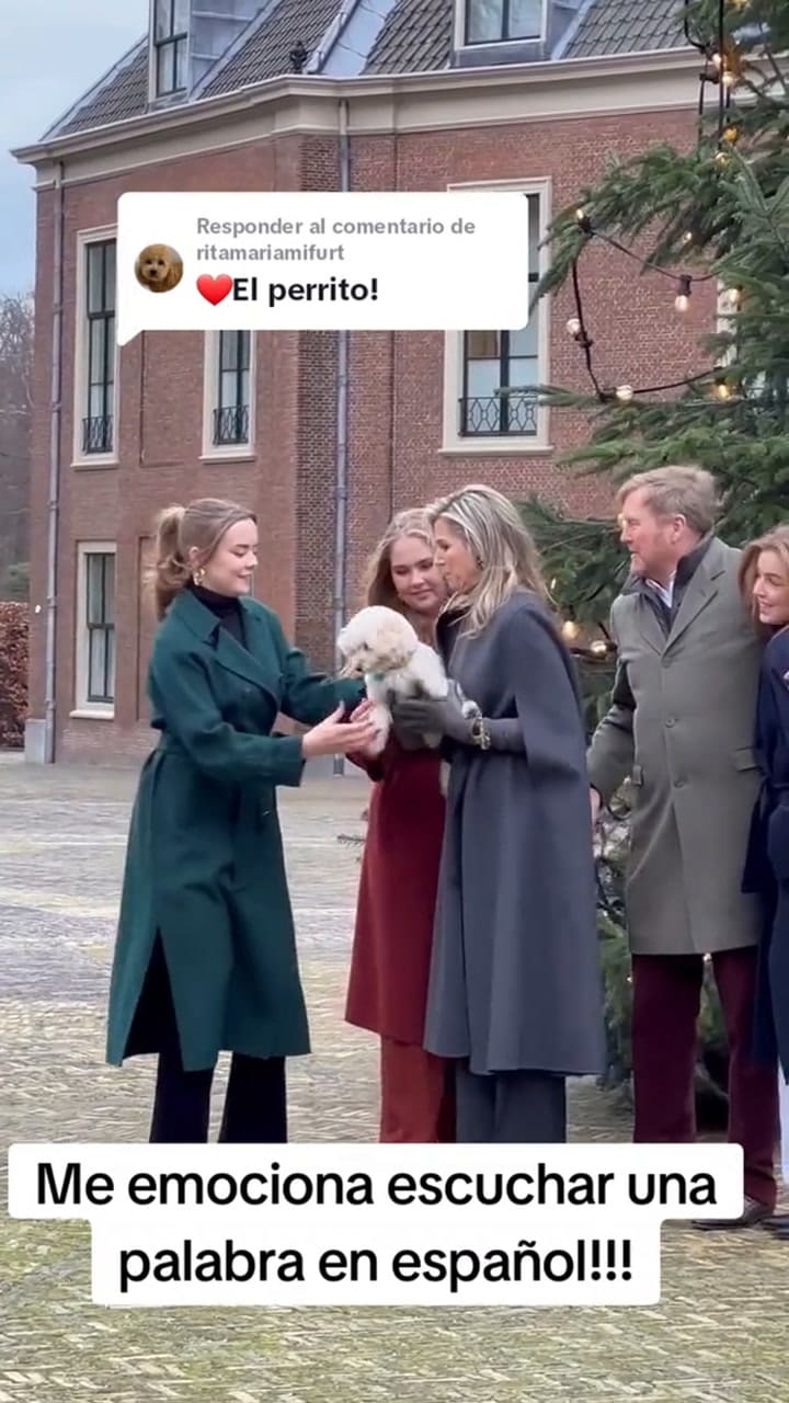 Ariane, la hija menor de la reina Máxima, sorprendió al hablar en español