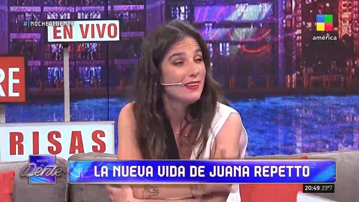 Juana Repetto reflexiono sobre la maternidad