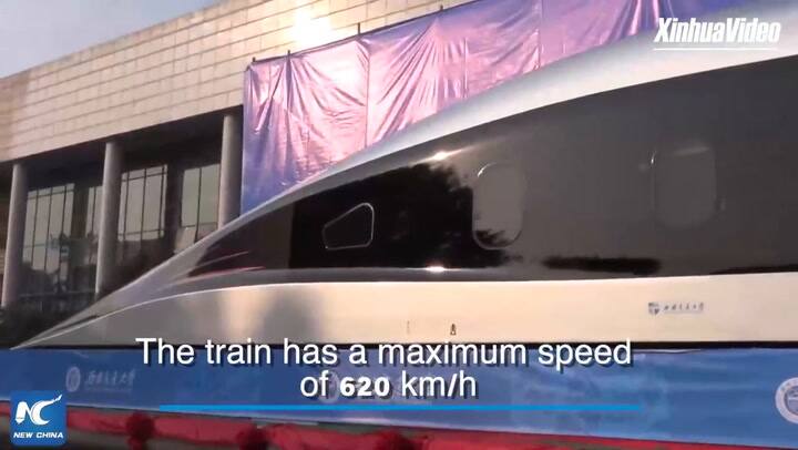 Este es el tren maglev chino que viajará a 620 km/h