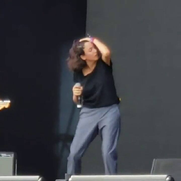 Barbi Recanati en el tercer día del Lollapalooza - Fuente: Instagram