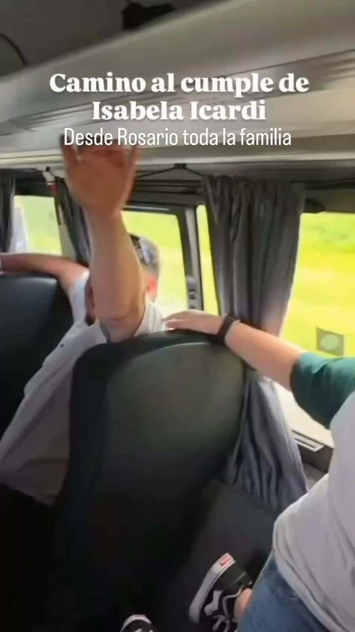 Wanda Nara convocó a la familia Icardi para el cumple de Isabella, una de sus hijas