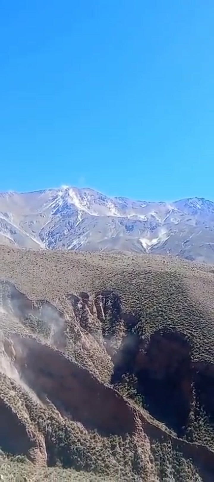 El impacto del sismo en Famatina