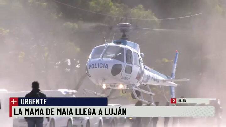 La madre de Maia llega a Luján