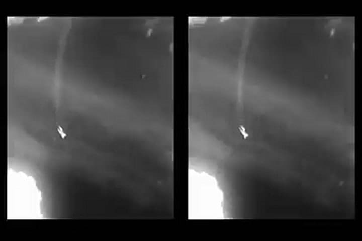 El avión y la captura que se volvió viral