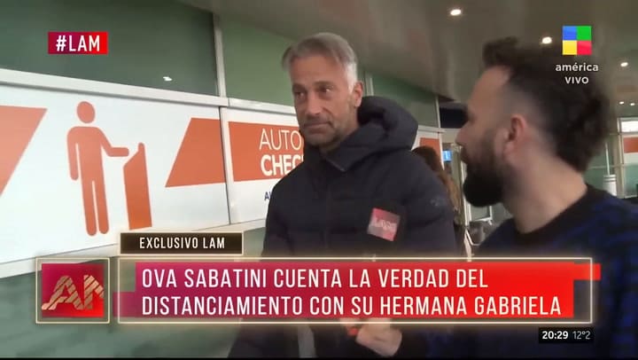 Ova Sabatini volvió a hablar de su supuesta pelea con Gabriela