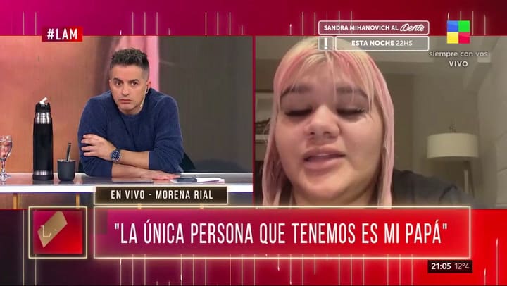 Morena Rial habló de la salud de Jorge