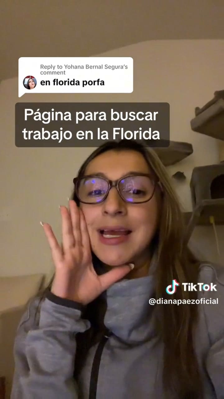Mostró una página especial para buscar trabajo en Florida y empresas que patrocinan las visas H2B