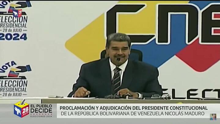 Nicolás Maduro se declaró peronista, cantó "Perón, Perón" y saludó a sus "soldados"