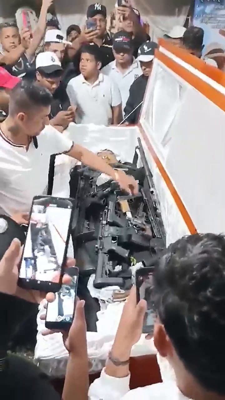 El funeral de 'El Fatal' en Ecuador